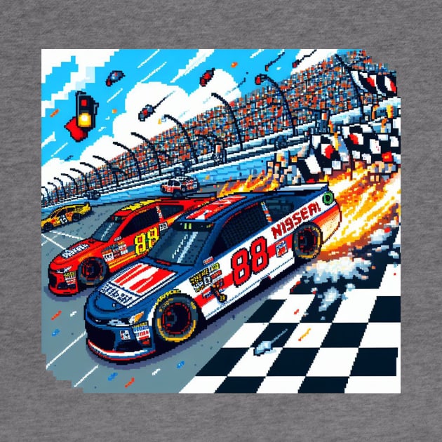 8 Bit Nascar by PXLART